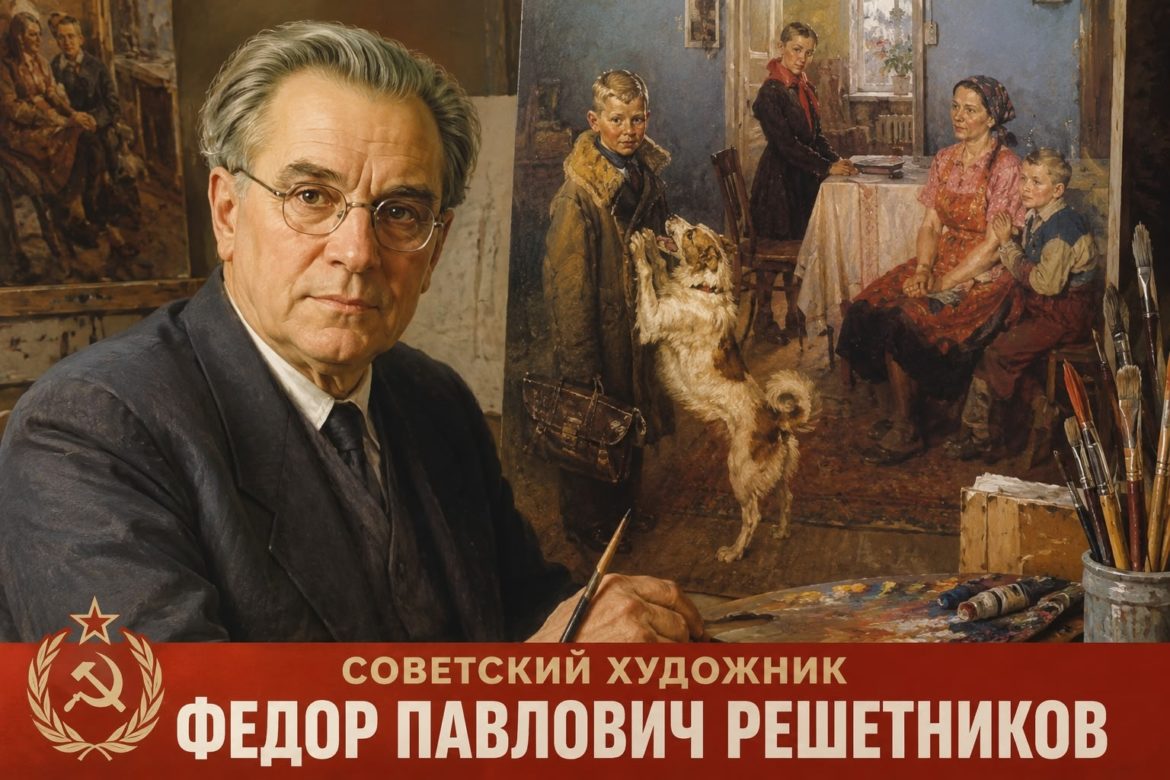 Он создал на своих картинах мир советского детства
