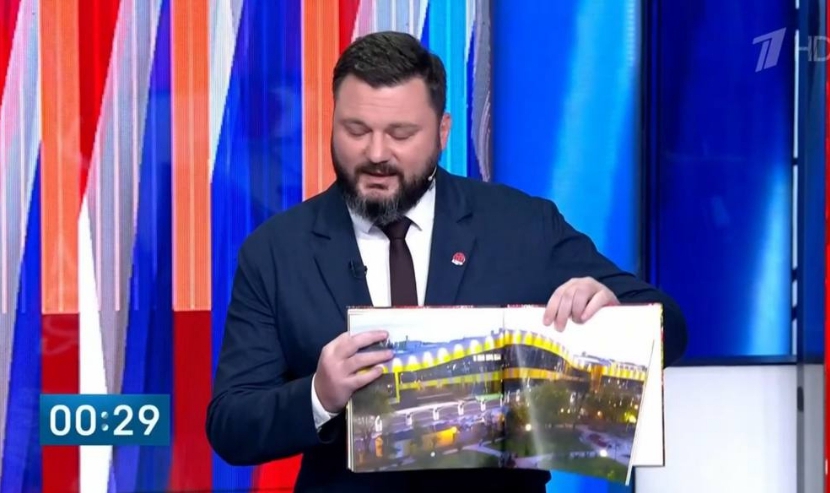Виктор Царихин на теледебатах