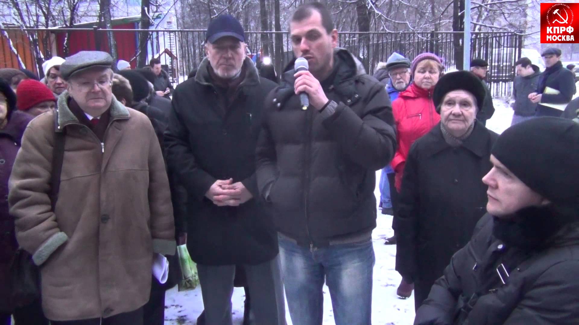 Выступление Добровольского А.Ю. на митинге против строительного произвола в Орехово-Борисово!