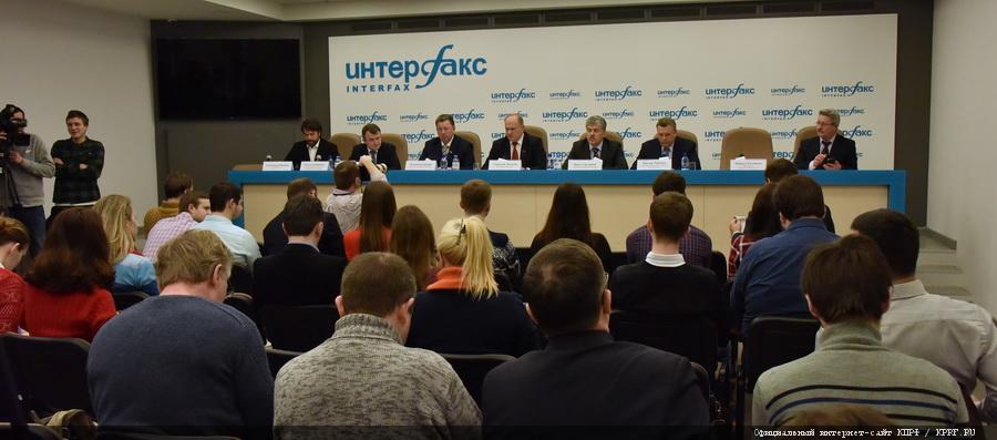 Пресс-конференция, посвященная Всероссийскому Совету трудовых коллективов.
