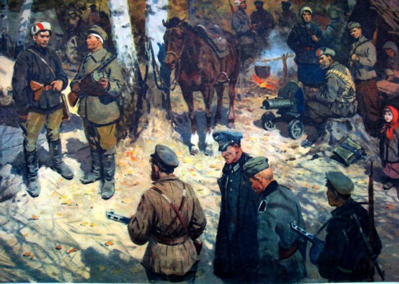 Белорусские партизанские края и зоны 1941-1942 гг.