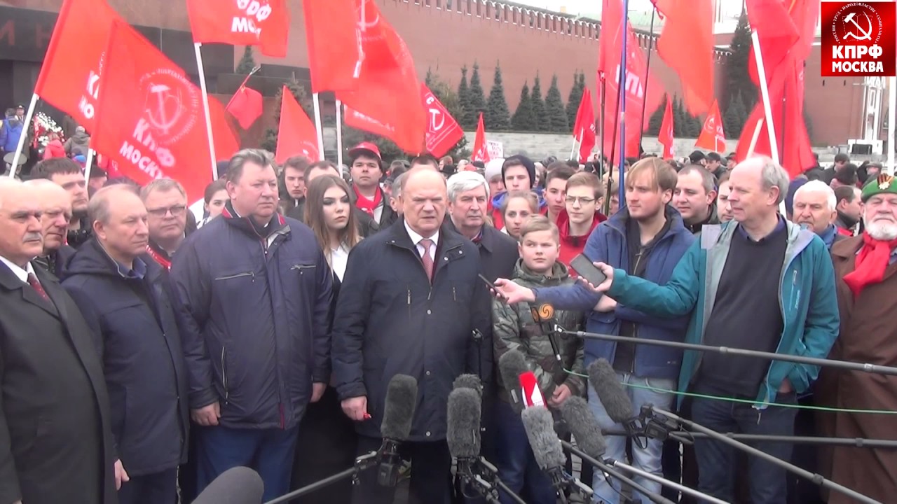 Выступления Геннадия Зюганова в честь 147-летия со дня рождения Великого Ленина!