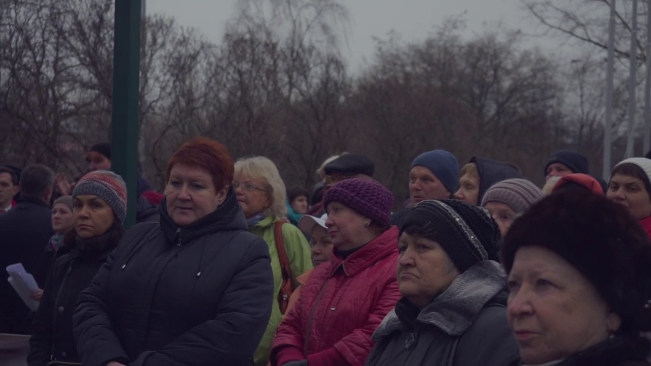 Протест против строительства транзитной трассы по Инженерной улице.