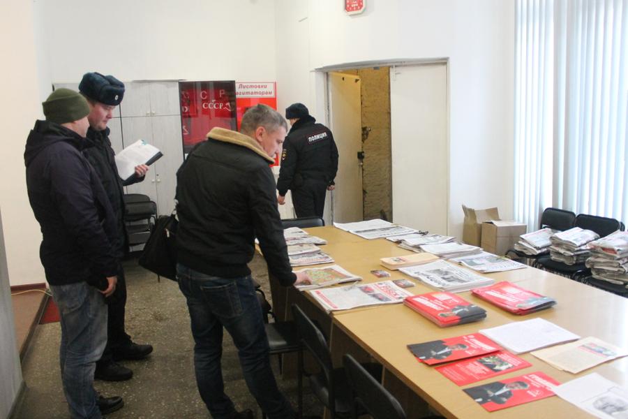В избирательном штабе П.Н. Грудинина в Пскове прошёл обыск