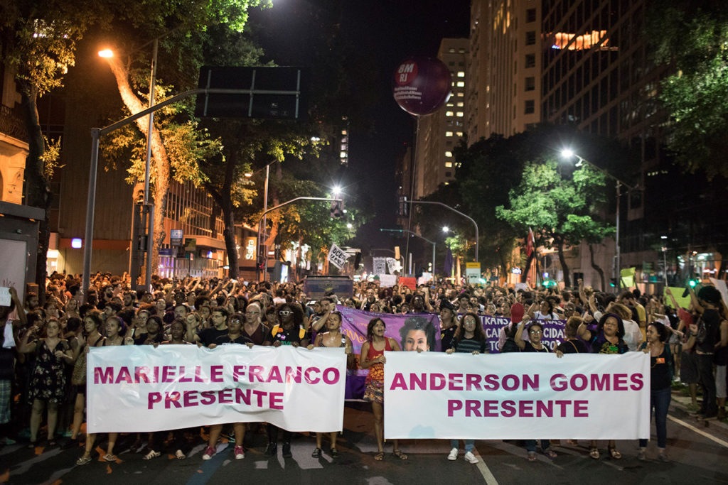 Бразилия чтит память Мариэль Франко