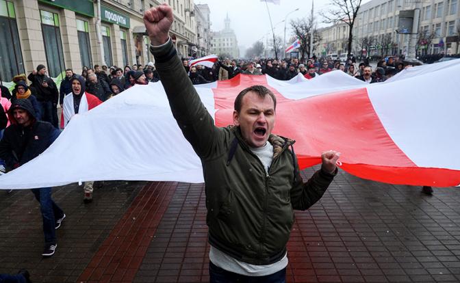 День Воли: Что празднует белорусская оппозиция