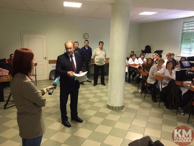 Валерий Рашкин встретился с голодающими рабочими хлебозавода «Черкизово» в Москве