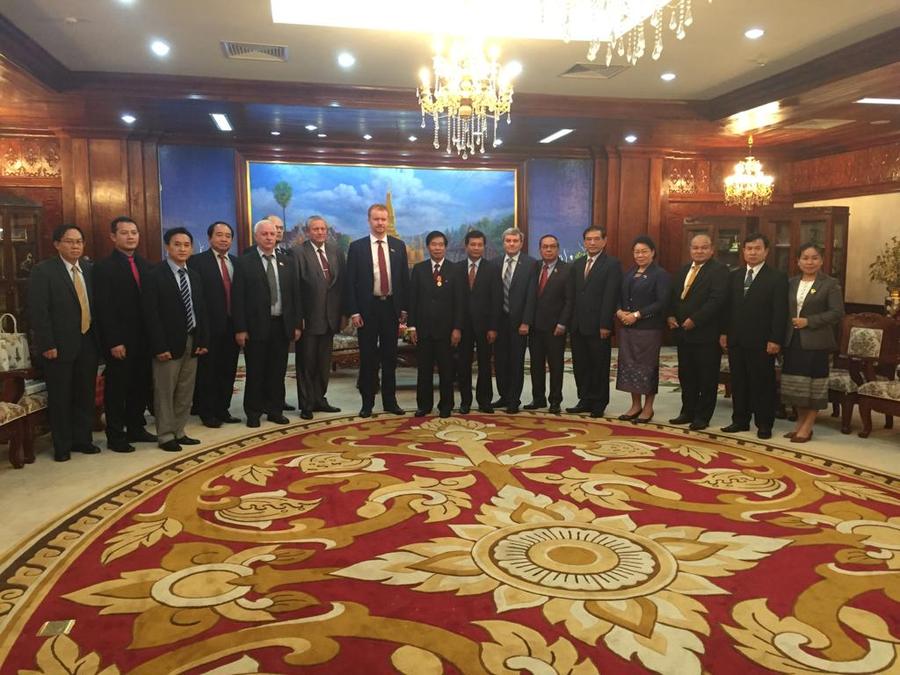 Партийно-парламентская делегация Московского горкома КПРФ посетила столицу Лаоса