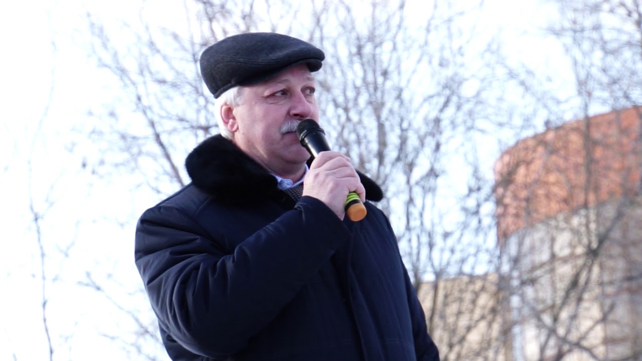 Выступление Николая Зубрилина на мининге по мусоросжигательному пункту