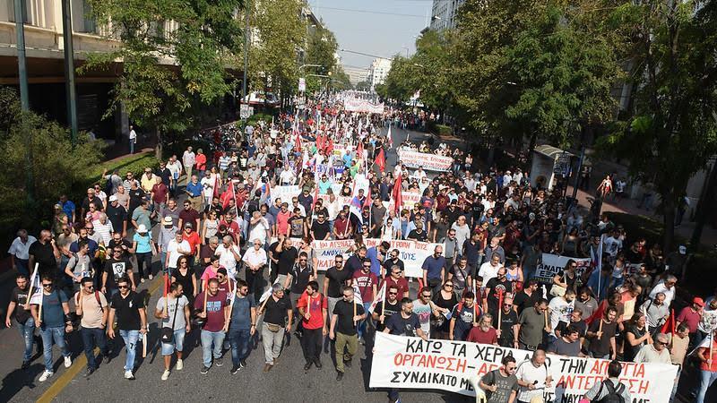 Трудовой народ Греции в борьбе за свои права