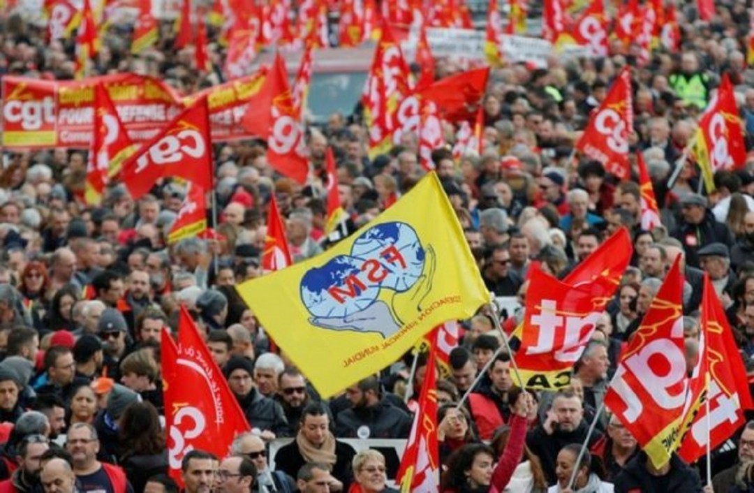 Во главе протеста — профсоюзы и коммунисты