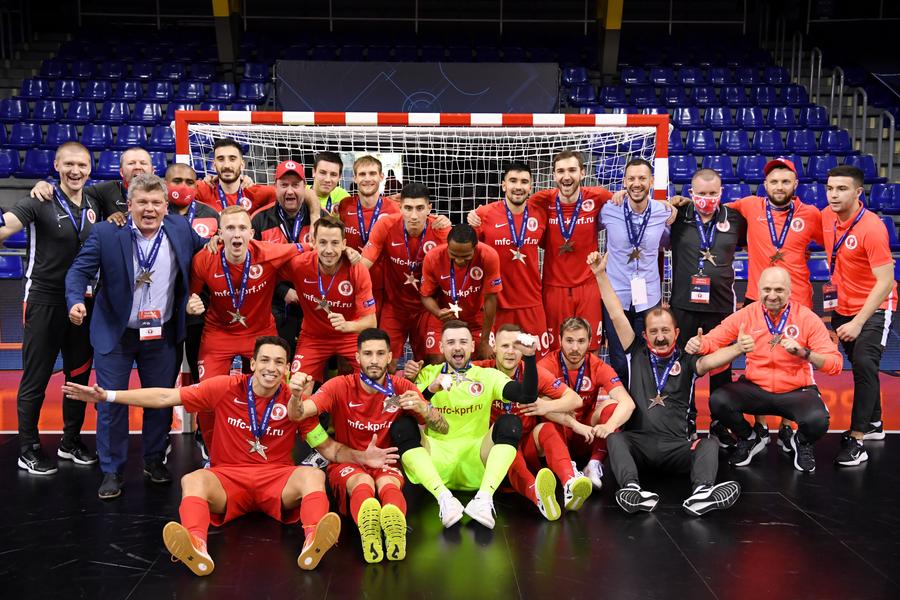 Геннадий Зюганов поздравляет мини-футбольный клуб КПРФ с бронзовыми наградами Лиги чемпионов УЕФА!