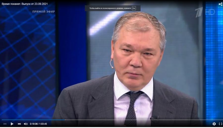 Леонид Калашников выступил в телепрограмме «Время покажет»