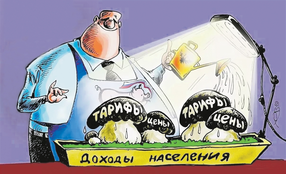 Доходы россиян карикатура