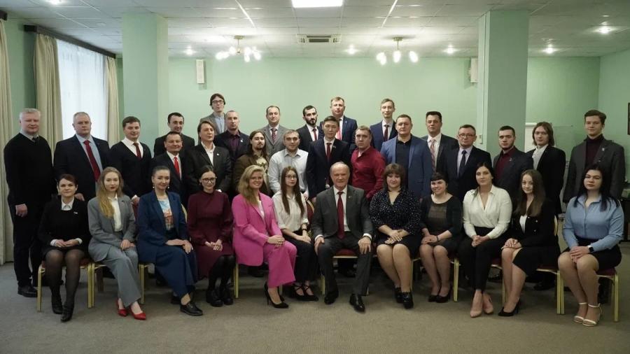 Геннадий Зюганов встретился с учащимися 46-го потока Центра политической учебы при ЦК КПРФ