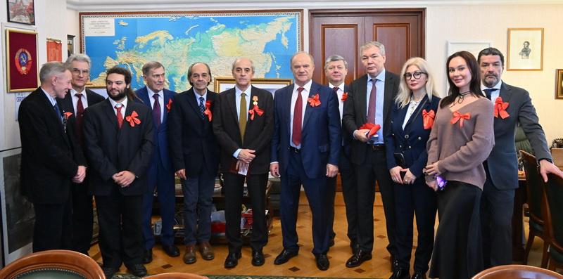 7 ноября состоялась встреча Геннадия Зюганова с делегацией Итальянской коммунистической партии