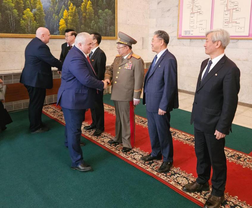 Казбек Тайсаев и Игорь Макаров посетили посольство КНДР