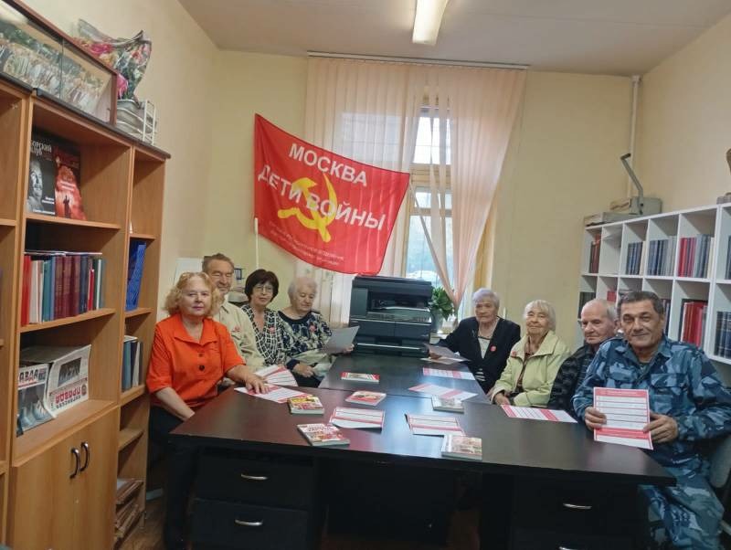 «Дети войны» Куйбышевского отделения за работой