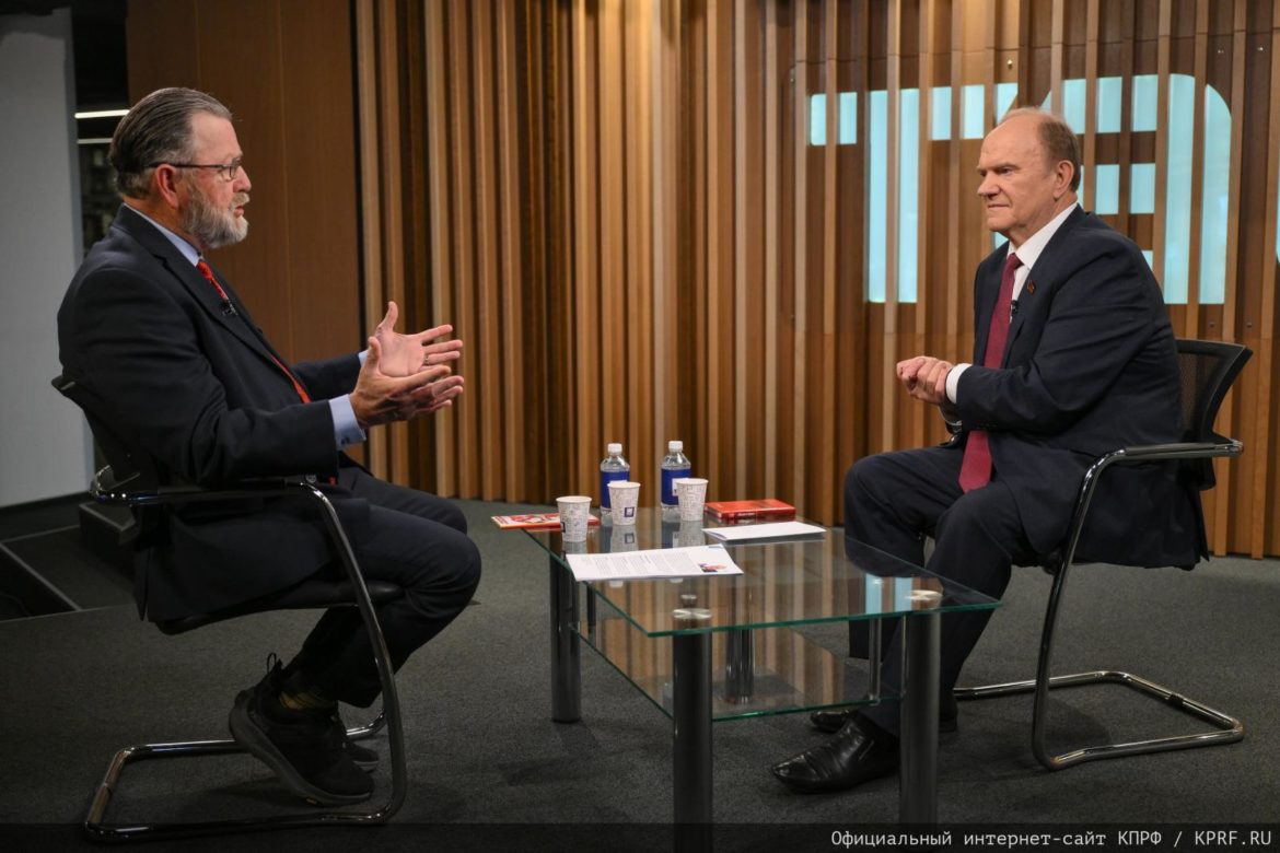 Геннадий Зюганов дал интервью американскому журналисту Ларри Джонсону