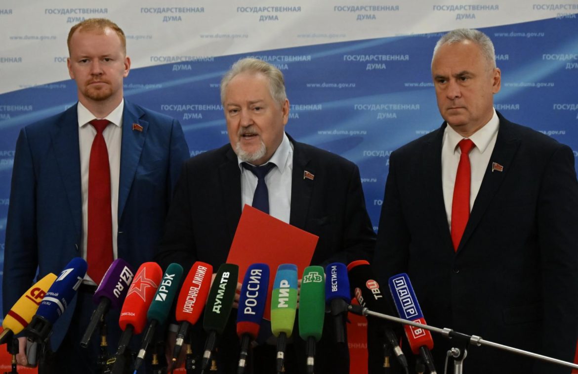 Денис Парфенов, Сергей Обухов и Евгений Бессонов выступили перед журналистами в Госдуме