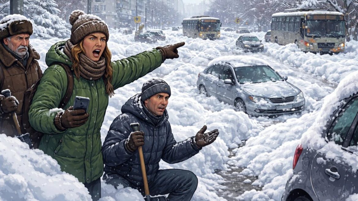 Россияне попали в снежный плен