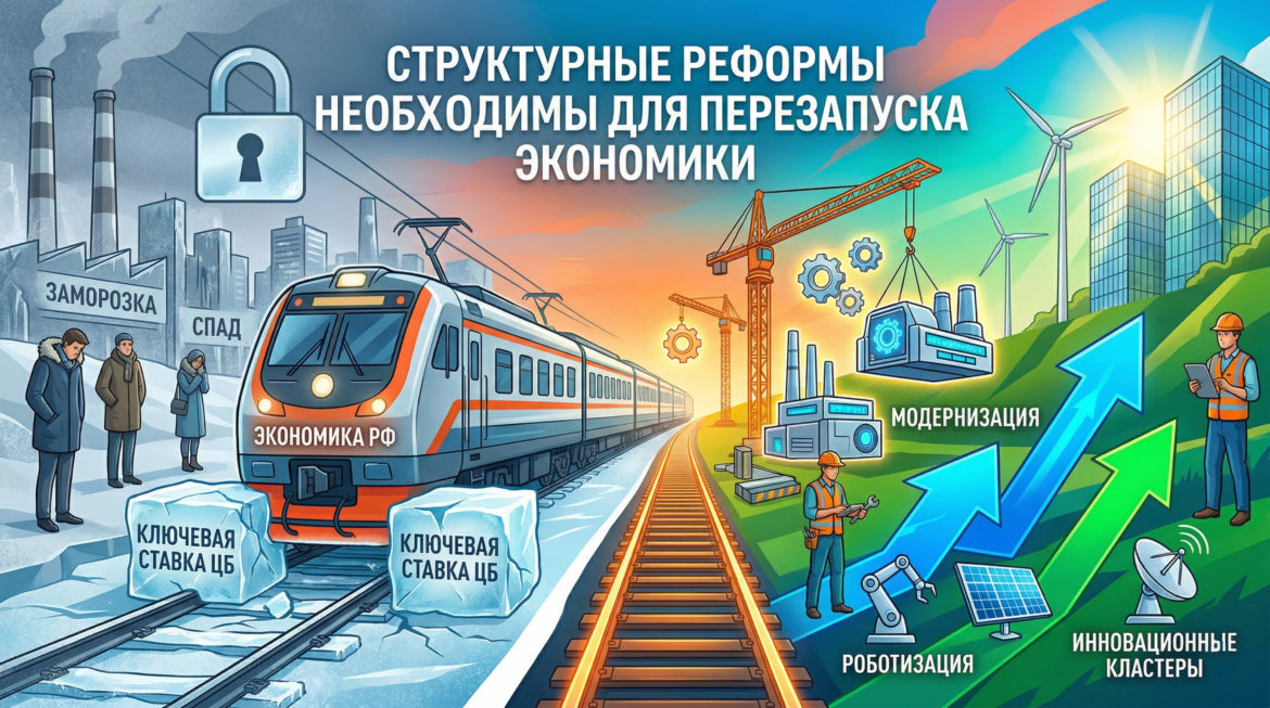 Вместо игрищ ЦБ со ставкой нужны структурные реформы