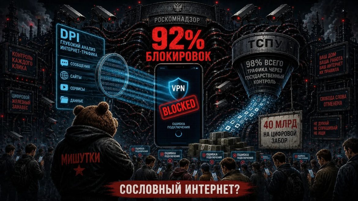 Публицист Никита Попов: Пока стране рассказывают сказки про «цифровой суверенитет», Роскомнадзор уже вполне официально ставит себе KPI по массовой блокировке VPN