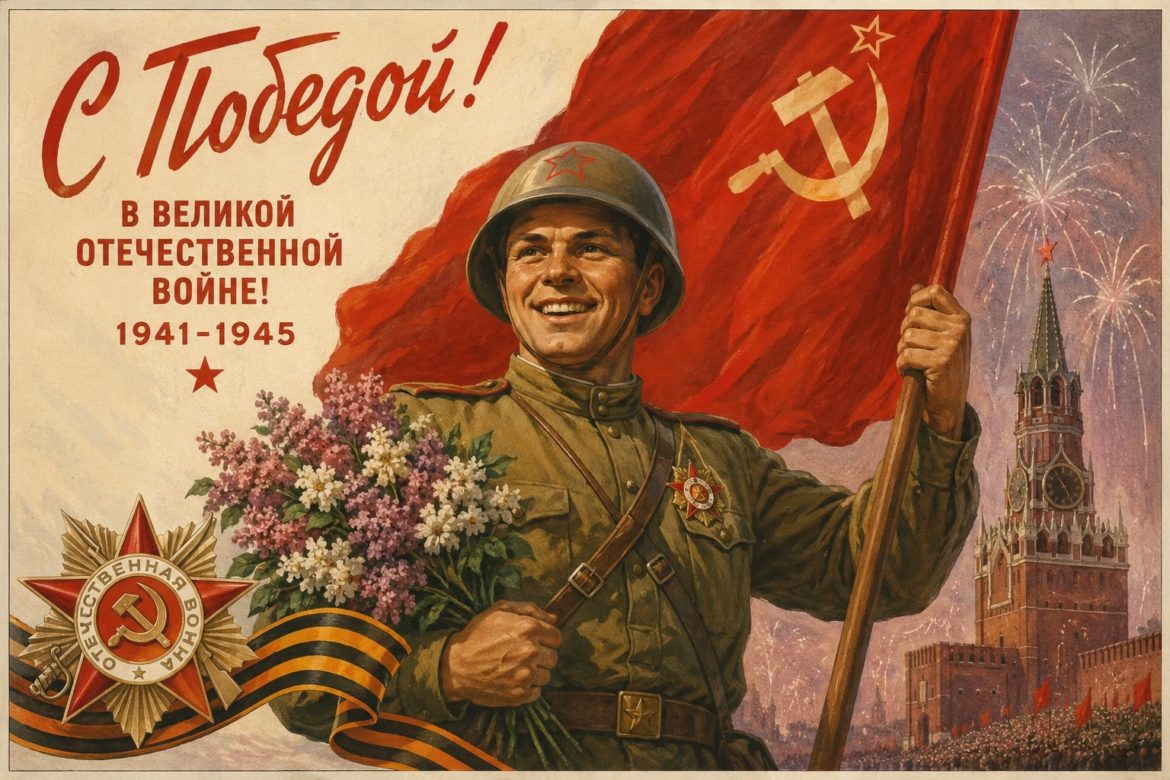 С Днём Победы Советского Союза над нацизмом!